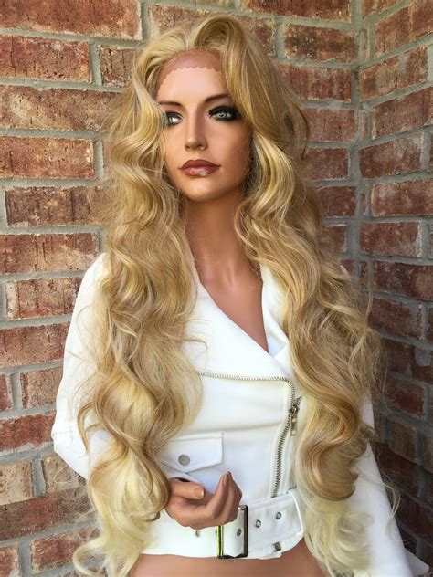 blonde long wig|really long blonde wig.